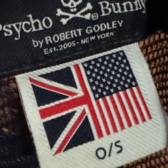 Psycho Bunny Black Cap Colorful Bunny Logo - Picture 5 of 10